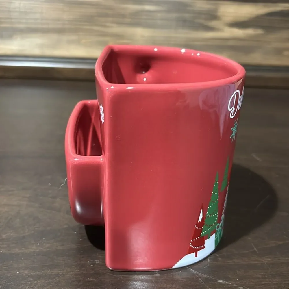 Disney Mickey Mouse Holiday MugCookie or Gift Holder Slot 16 Ounces